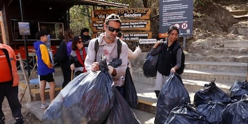 Se logro juntar una importante cantidad de residuos.