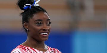 La estadounidense, feliz finalmente en Tokio 2020. (DPA)