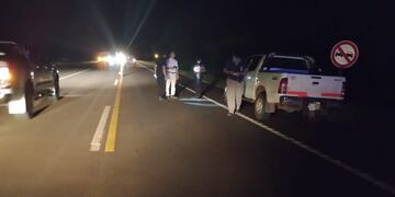 Cerro Azul: accidente vial dejó a dos motociclistas heridas.