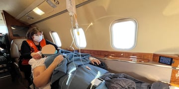 La joven, de 20 años y diagnóstico de leucemia, fue trasladada a Córdoba para continuar estudios y tratamientos de alta complejidad.