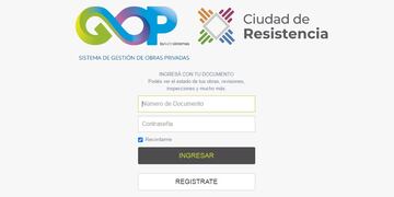 Se puede acceder al sistema en página web de la municipalidad de Resistencia.