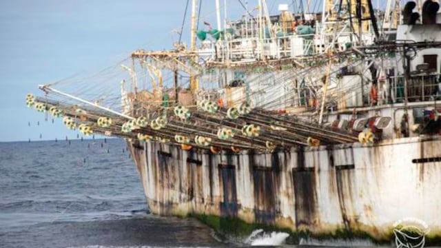 Pesqueros de calamar Chino