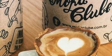 Café en taza de galleta Mendoza