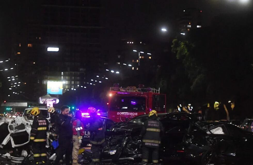 Accidente trágico en Palermo: dos muertos y 10 heridos en un choque múltiple