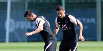 Ander Herrera celebró su cumpleaños con Lionel Messi y sin Kylian Mbappé.