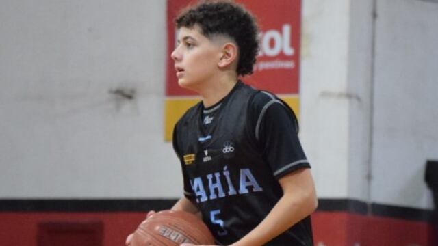 El puntaltense Santiago Medina fue campeón con Bahía Blanca en el Zonal U 13