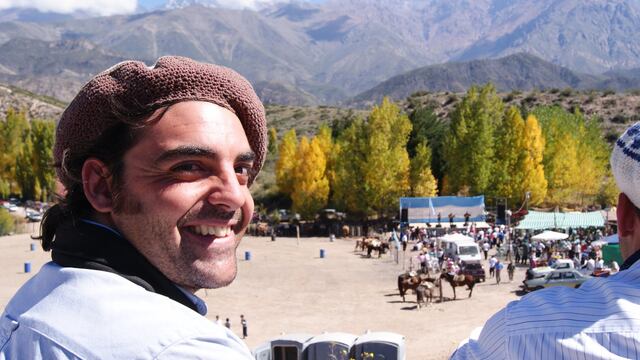 Federico Maza, el mendocino que quiere llegar a Buenos Aires a caballo.