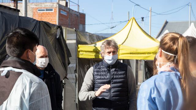 Felipe Miguel junto a Horacio Rodríguez Larreta