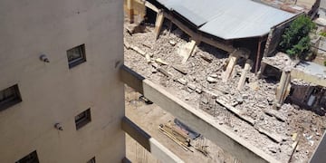 Nuevo derrumbe en Córdoba. (Foto: Cadena 3)