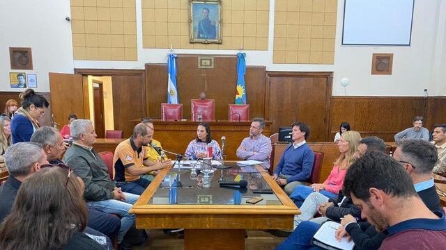 Participaron representantes de Defensa Civil, EMSUR y Secretaría de Obras y Planeamiento Urbano de General Pueyrredón.