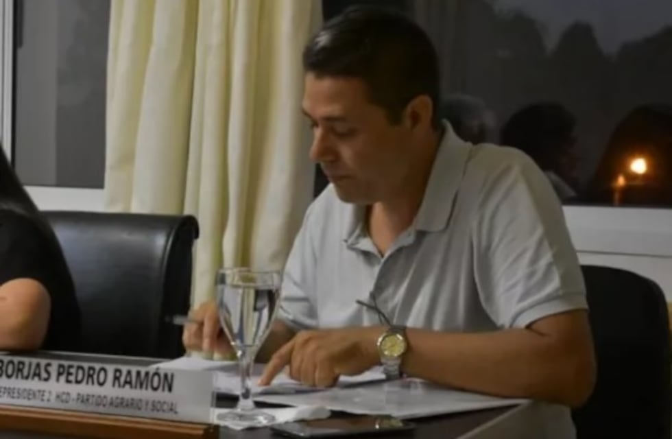 Decretan tres días de duelo en San Pedro por la muerte del concejal Pedro Borjas