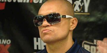 "La Hiena" Barrios fue detenido tras ser acusado de violencia de género por su actual pareja, la que afirmó que durante una discusión la amenazó con un arma. Foto: Archivo.