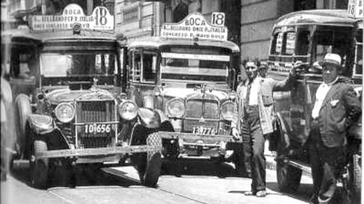 Colectivos de antes.