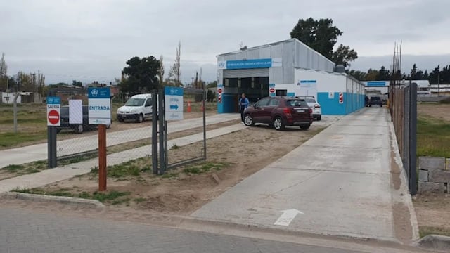 Planta de Verificación Técnica Vehicular en Punta Alta. (Foto: Rolando Ramos).