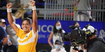 Sebastián Báez celebra un triunfo muy importante en el Córdoba Open. (Gentileza Córdoba Open).