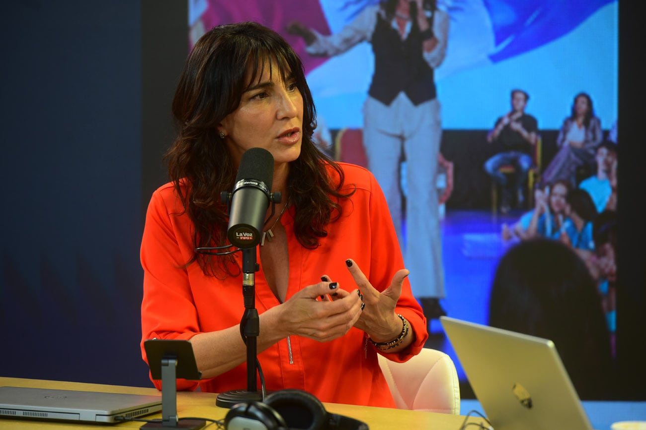 Natalia de la Sota en el Streaming de La Voz en Vivo. (Nicolás Bravo / La Voz)