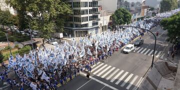 Con La Cámpora a la cabeza. (DYN/Twitter @la_campora)