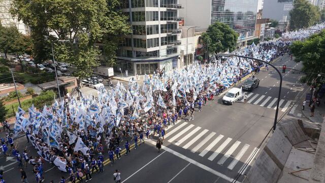 Con La Cámpora a la cabeza. (DYN/Twitter @la_campora)