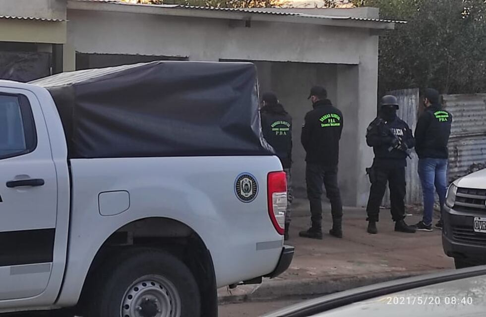 En cinco allanamientos simultáneos secuestran droga en Tres Arroyos