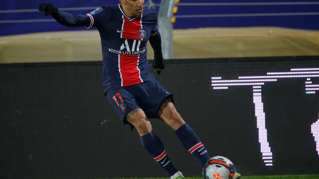 El zurdo fue reemplazado el domingo en el inicio del partido con Olympique de Marsella. (AP)
