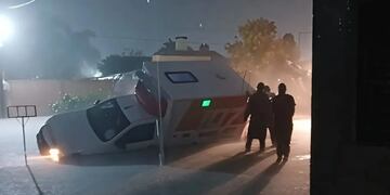 Impactantes imágenes del temporal en Santa Fe, en la localidad de Vera.
