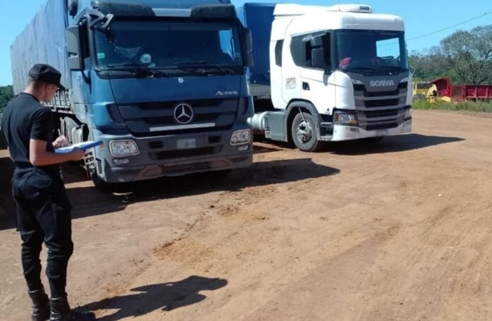 Garupá: dos camiones fueron retenidos con soja ilegal