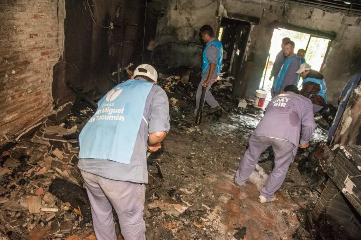 El Municipio brinda asistencia a familia tras la explosión de una garrafa