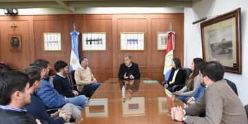 CCIRR Joven se reunió con el intendente Luis Castellano