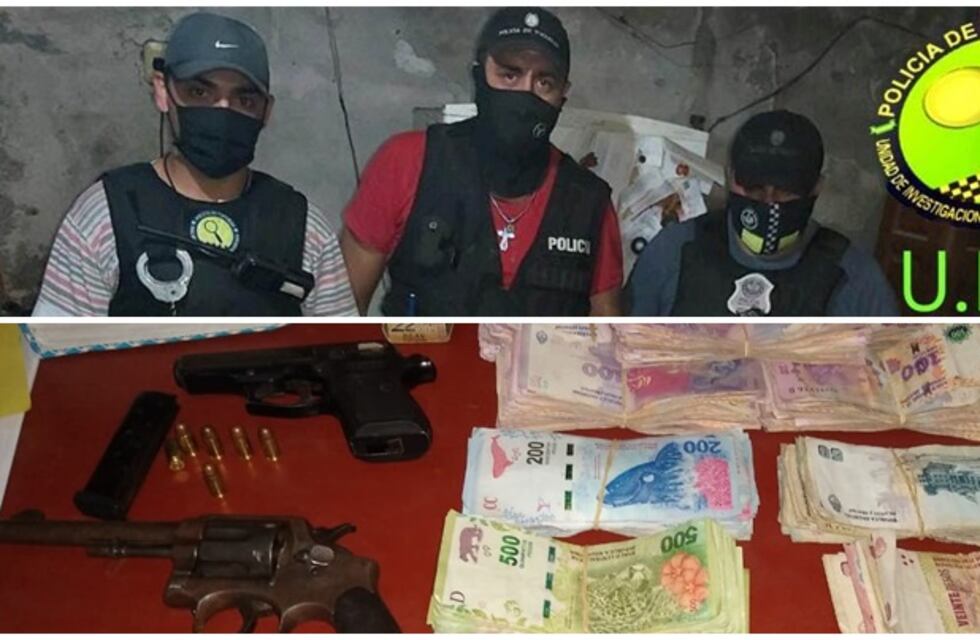 Secuestraron $120 mil, armas de fuego y marihuana en allanamientos en Yerba Buena