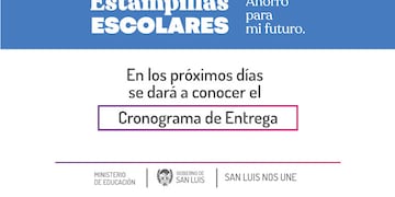 Estampillas escolares. San Luis