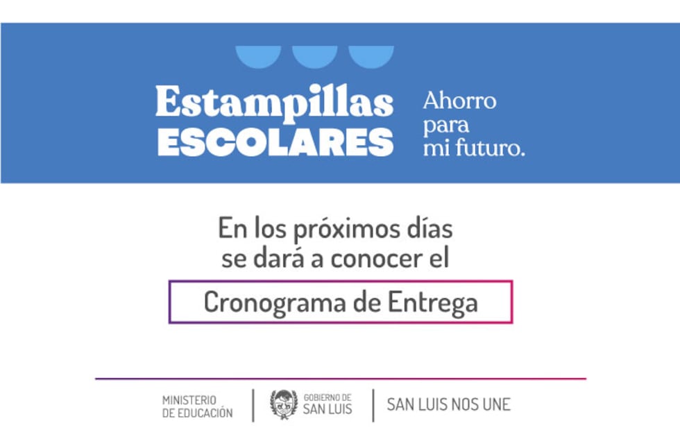 Estampillas Escolares: esta semana se conocerá el cronograma de entrega