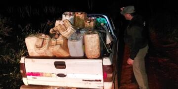 Incautan combustible ilegal por $80 mil en Montecarlo.