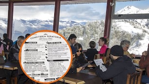 Cuánto cuesta un café con leche y medialuna en la confitería giratoria de Bariloche en junio 2025