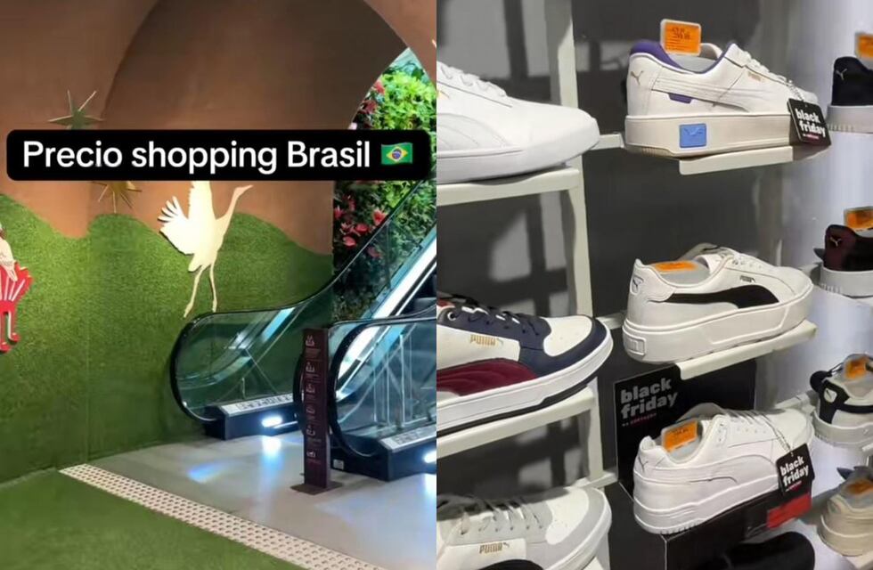 ¿Conviene? Los precios de la ropa en un shopping de Brasil