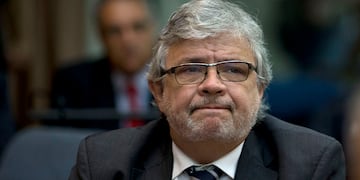 El exsecretario de Transporte del gobierno kirchnerista, Juan Pablo Schiavi, quedó a punto de dejar la prisión. (AP Photo/Natacha Pisarenko)