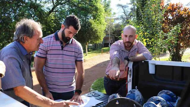 Realizaron entrega de materiales para conexiones de agua en Oberá.