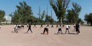 Nueva cancha de hockey en el polideportivo