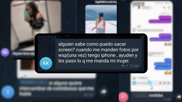 Así es como miles de cordobeses comparten fotos íntimas de mujeres sin su consentimiento.