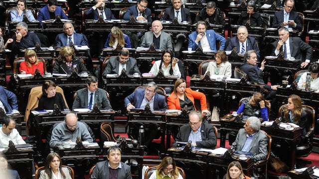 Bloque de diputados de Unión por la Patria (Foto: Federico López Claro)