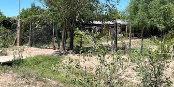 Lugar donde encontraron al hombre sin vida y maniatado en San Luis.