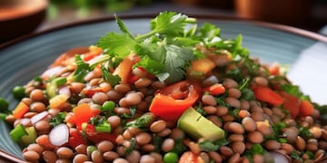 Ensalada de lentejas: la receta fresca, súper fácil y muy nutritiva, ideal para el verano
