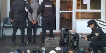 Oberá: detienen a un joven con elementos presuntamente robados.