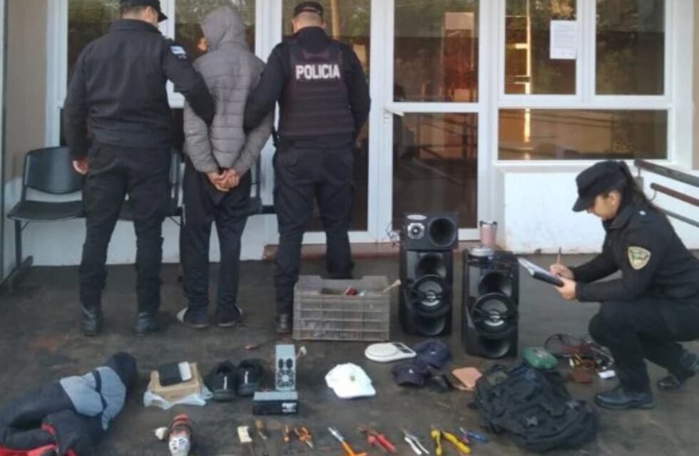 Oberá: detienen a un joven con elementos presuntamente robados