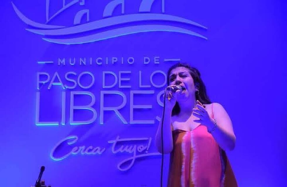 Araceli Da Silva en el Festival de Invierno del Chamamé