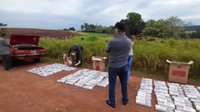 Incautan contrabando de cigarrillos en Colonia Alicia.