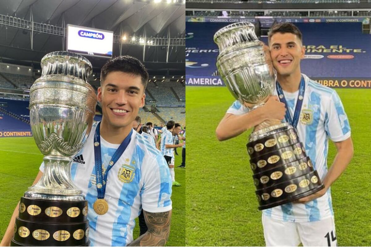 El Tucu Correa y Pala Palacios celebraron el campeonato en las redes.