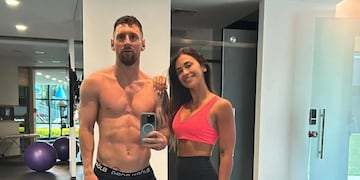 Antonela Roccuzzo tiene a un cantante cordobés en su lista de música para entrenar.