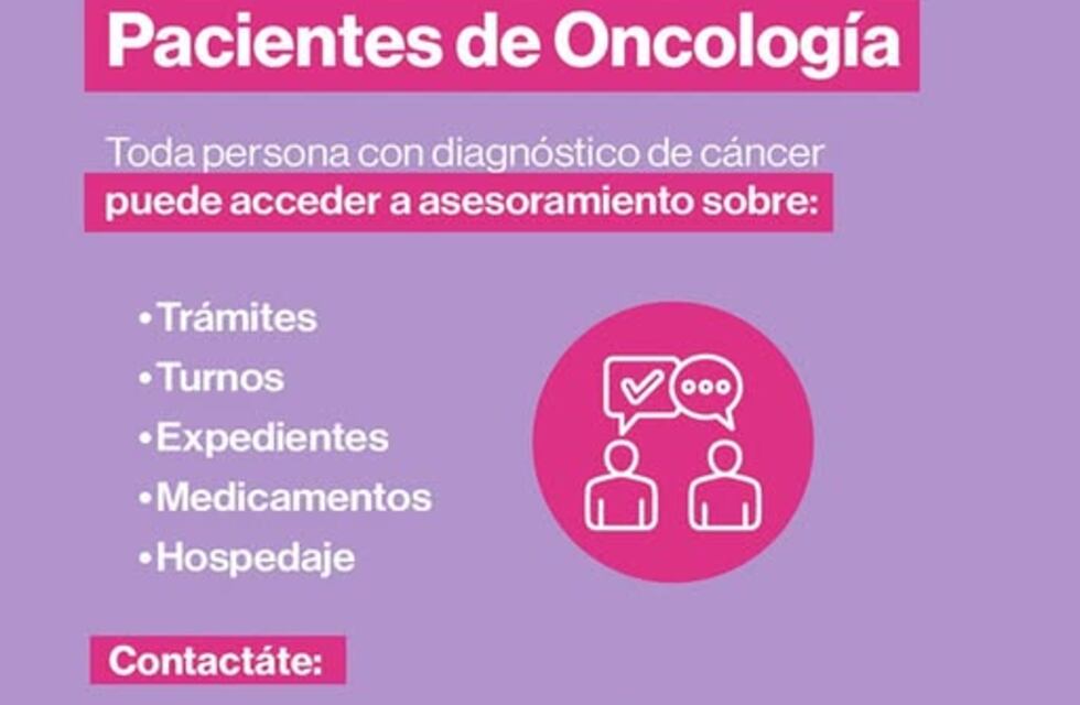 El sistema de salud acompaña a pacientes con diagnóstico de cáncer