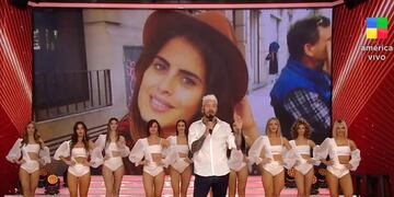 Marcelo Tinelli homenajeó a Silvina Luna y Mariano Caprarola en el Bailando 2023 (Captura de pantalla)