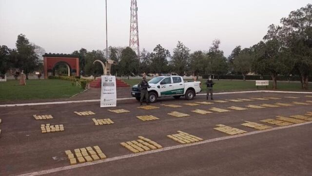 Gendarmería incautó 720 kilogramos de marihuana en Jardín América.